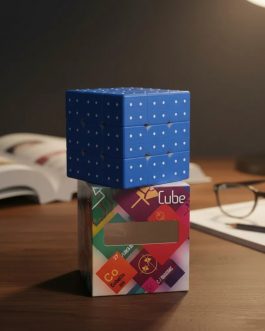 Cubo de destreza con lenguaje Braille