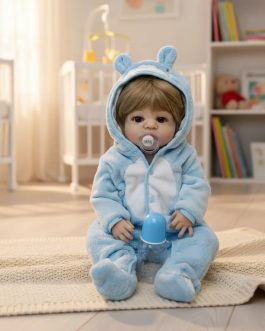 Bebé niño realista de silicona, tipo Reborn.